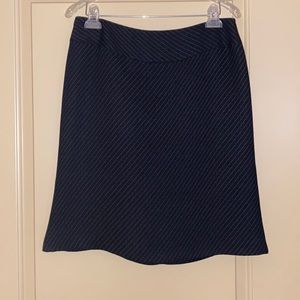 Ann Klein black pin stripe skirt